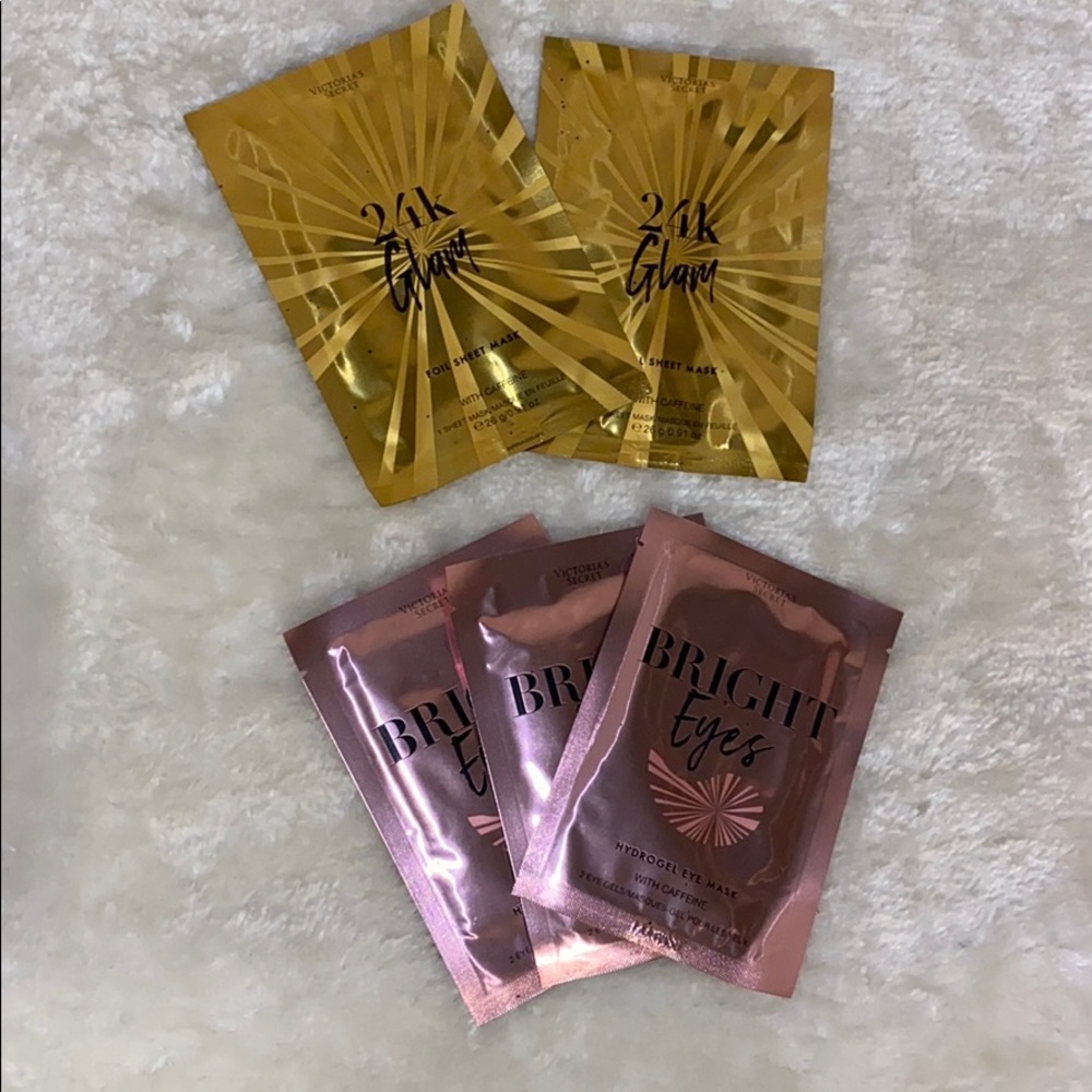 Victoria’s Secret 24k Gold Face Mask and Eye Mask
